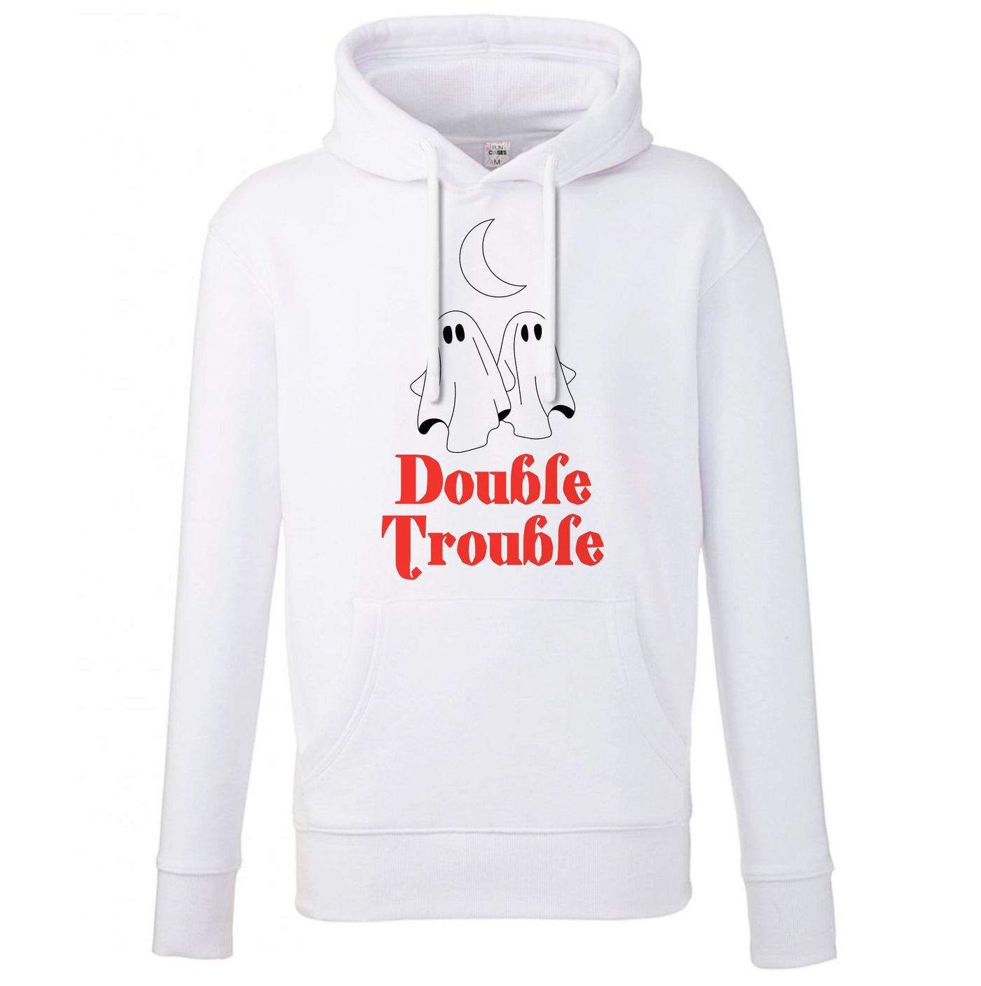 Double Trouble Black Hoodie