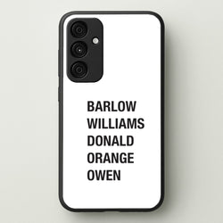 Take Band Members Names Galaxy A15 Case
