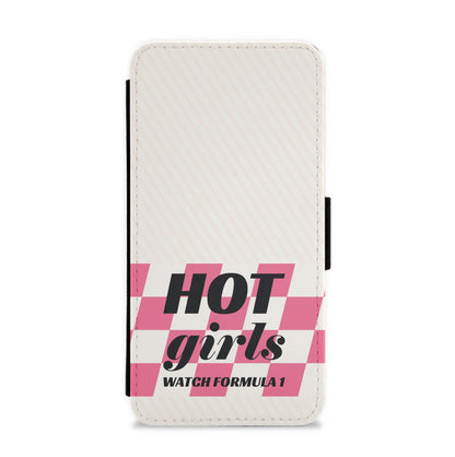 Hot Girls Watch Formula One Flip / Wallet Phone Case