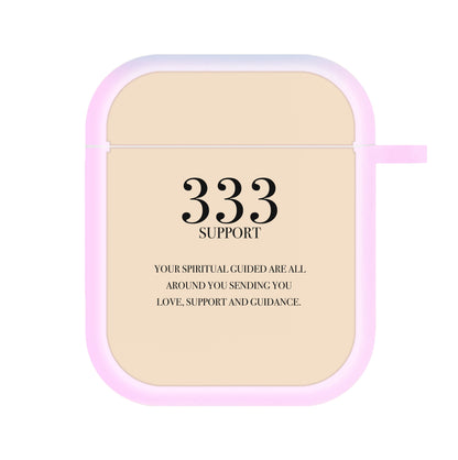 333 - Angel Numbers AirPods Case