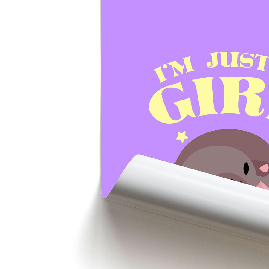 I'm Just A Girl Poster