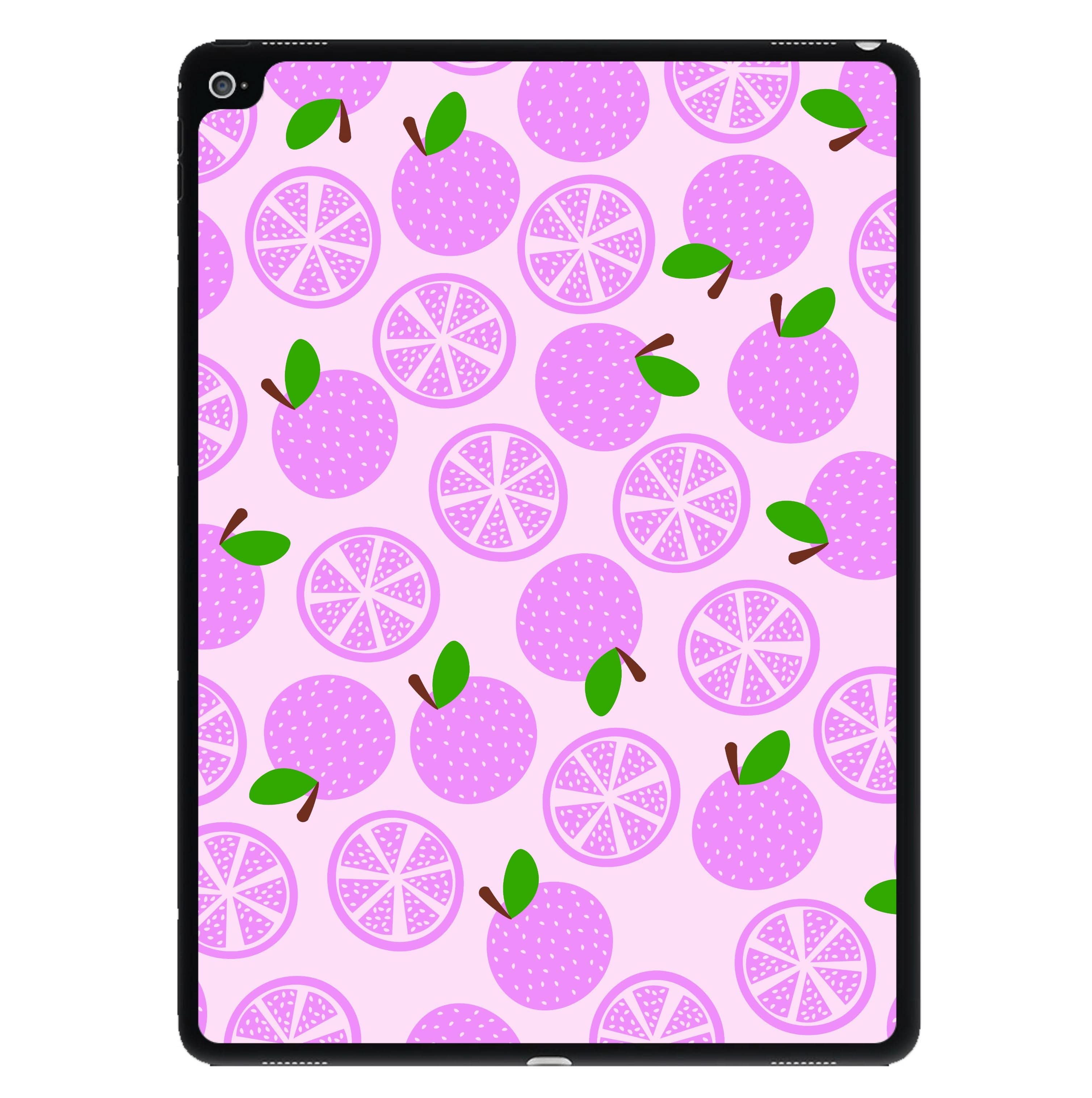 Textured Grapefruit Pattern iPad Case