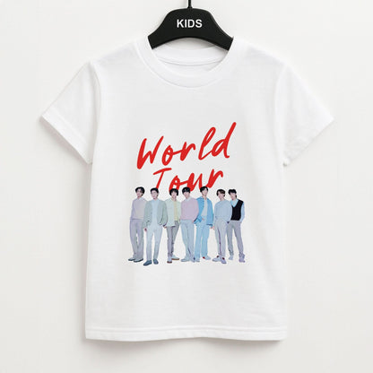 K-Pop Band Pastel Tour Kids Unisex T-Shirt