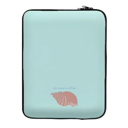 The Ocean Is Calling - Seashells Laptop Sleeve