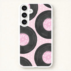 Thrifted Vinyl Polka Pattern Galaxy S26 Plus Case