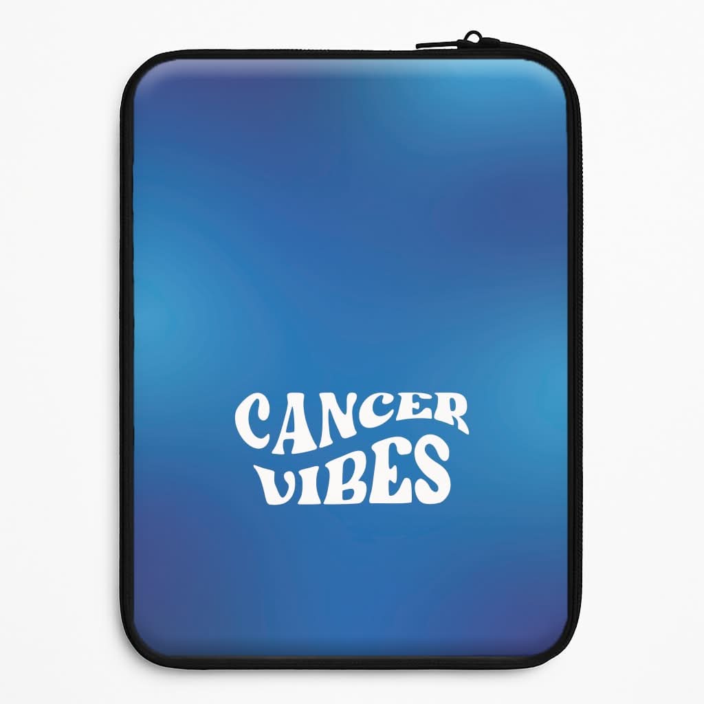 Cancer Vibes Gradient Zodiac Laptop Sleeve