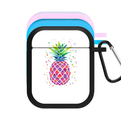 Watercolour Pineapple AirPods Case