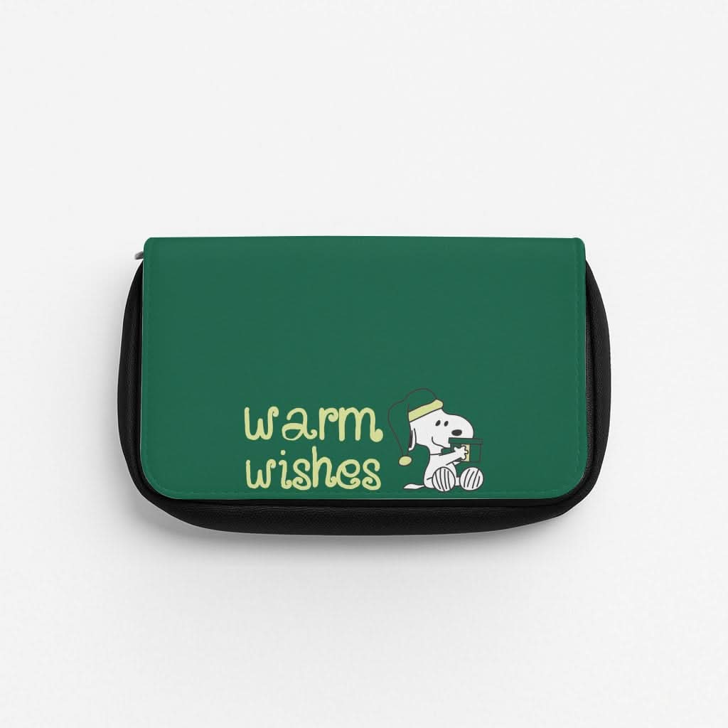 Cartoon Beagle Warm Wishes Pencil Case