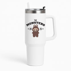 Cute Monster 2025 Biege Tumbler