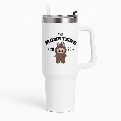 Cute Monster 2025 Biege Tumbler
