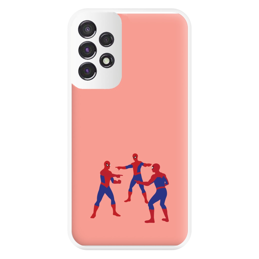 Spider Hero Pointing Meme Galaxy A53 Case