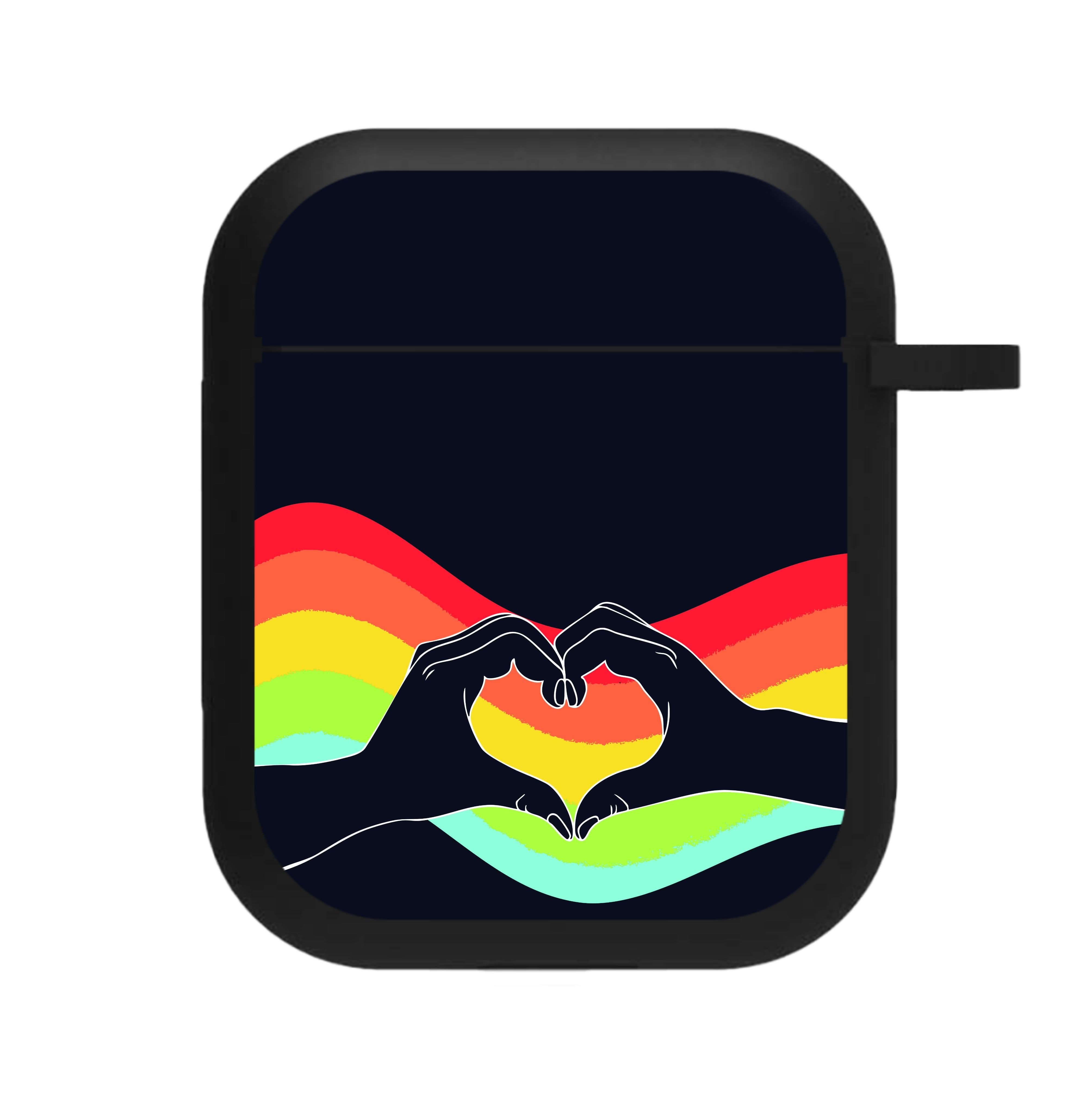 Rainbow Heart AirPods Case