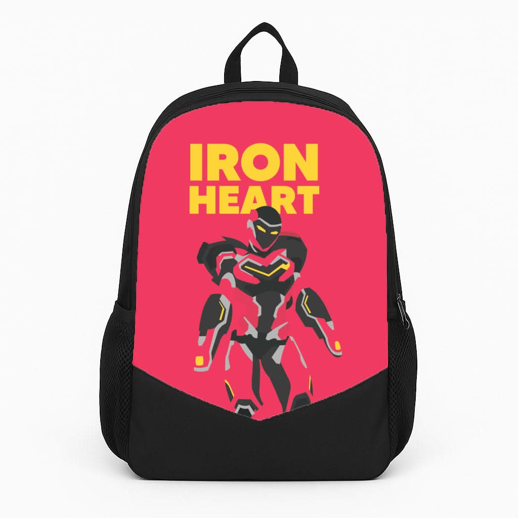 Metal Heart Hero Standing Backpack
