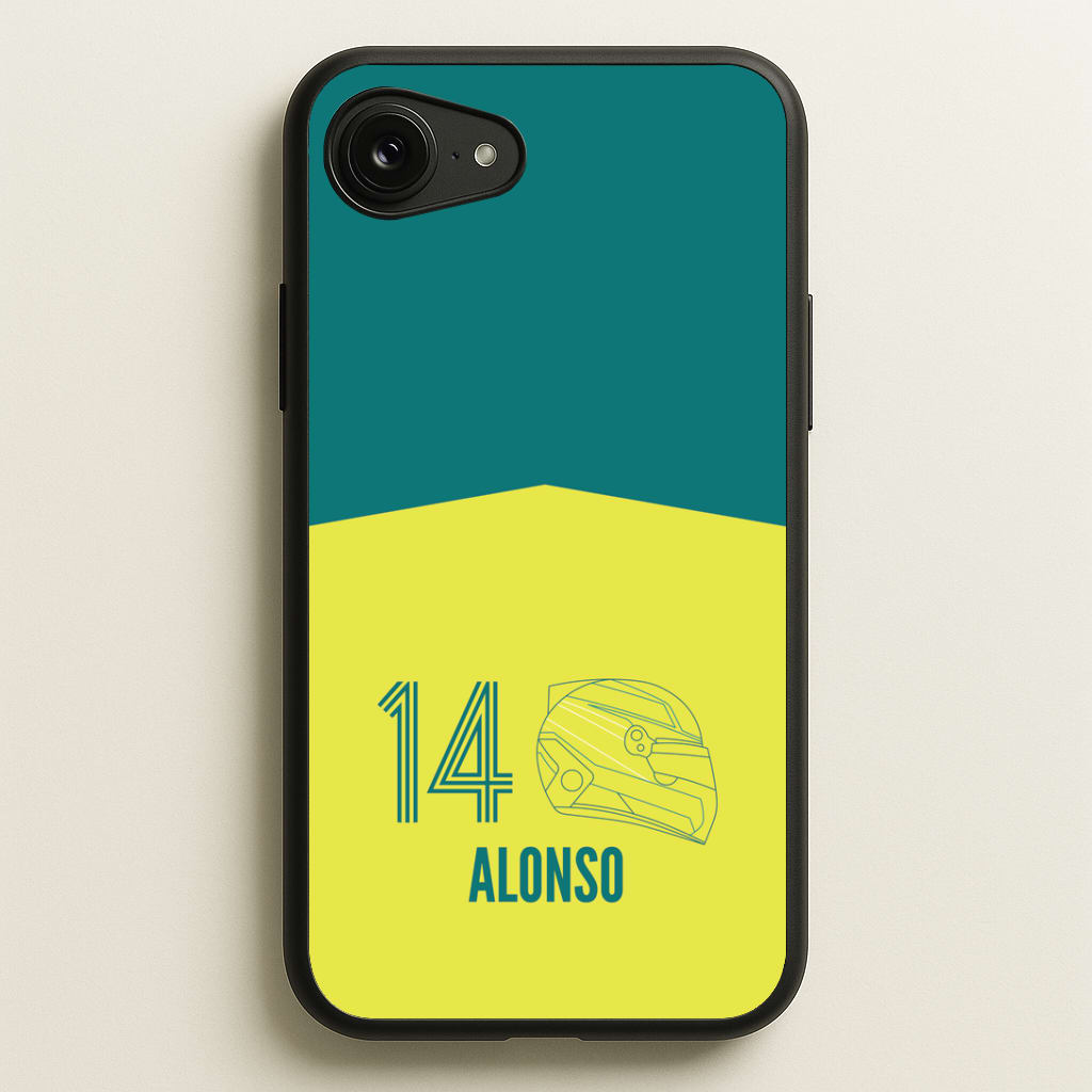 Alonso Helmet 2026 iPhone 16e Case