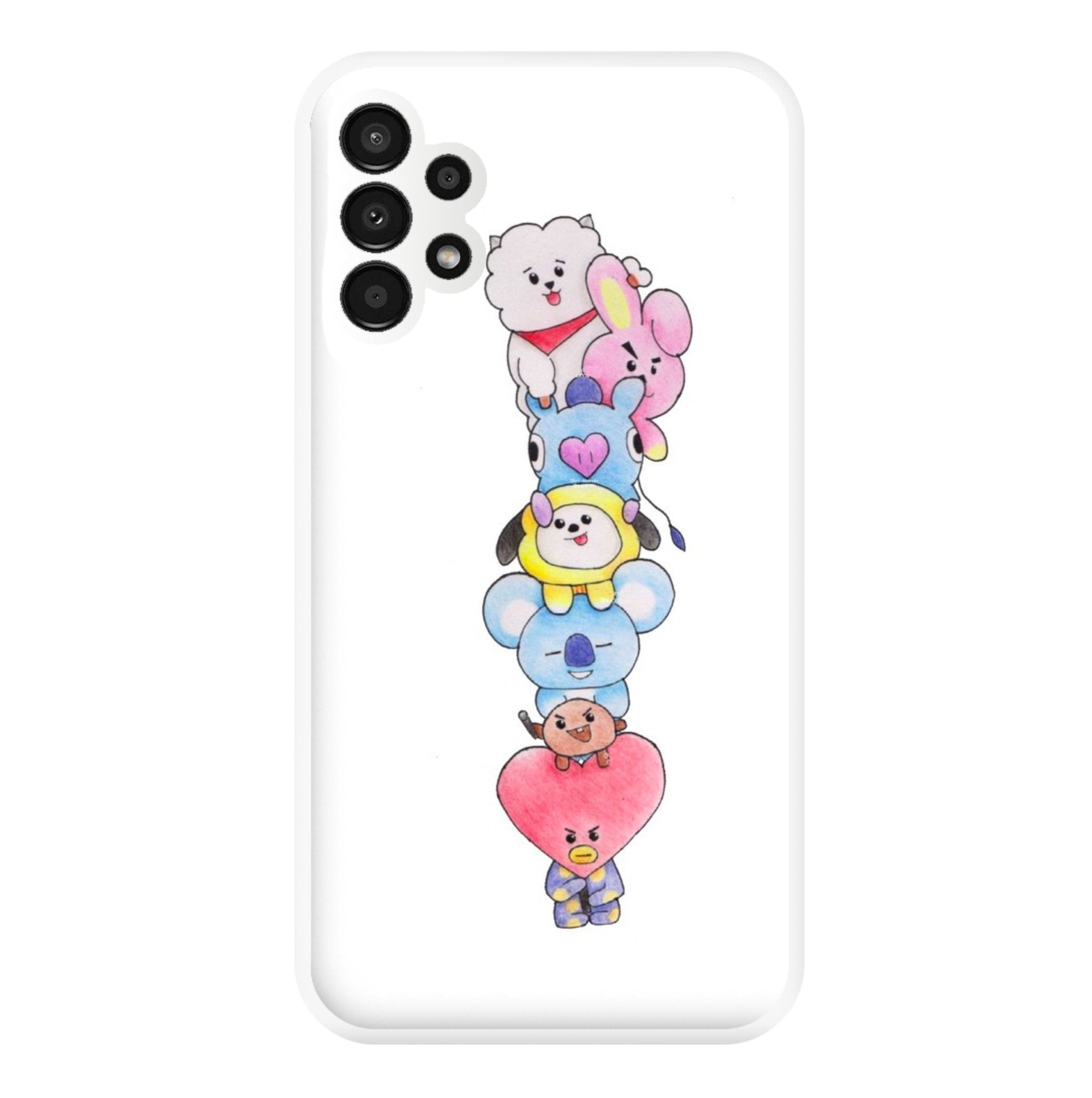 K-Pop Band BT21 Drawing Phone Case