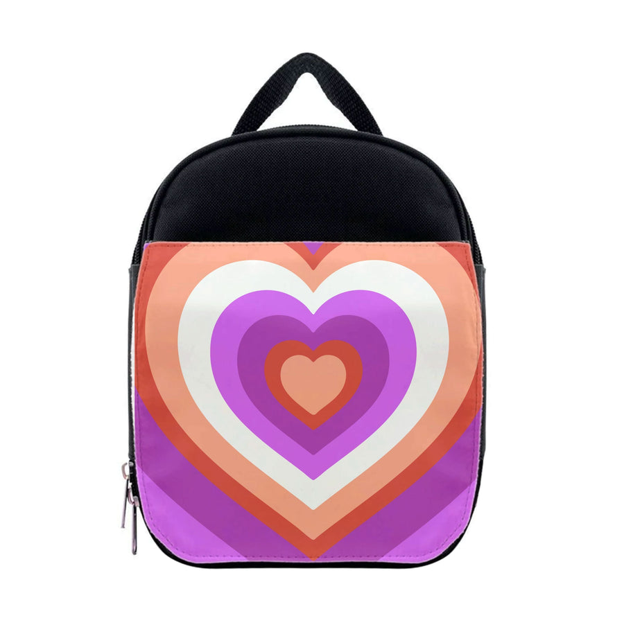 Lesbian Pride Heart Lunchbox