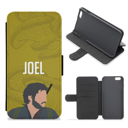 Joel Mushroom Pattern Flip / Wallet Phone Case