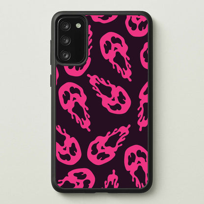 Trippy Ghost Face Pattern Galaxy A41 Case