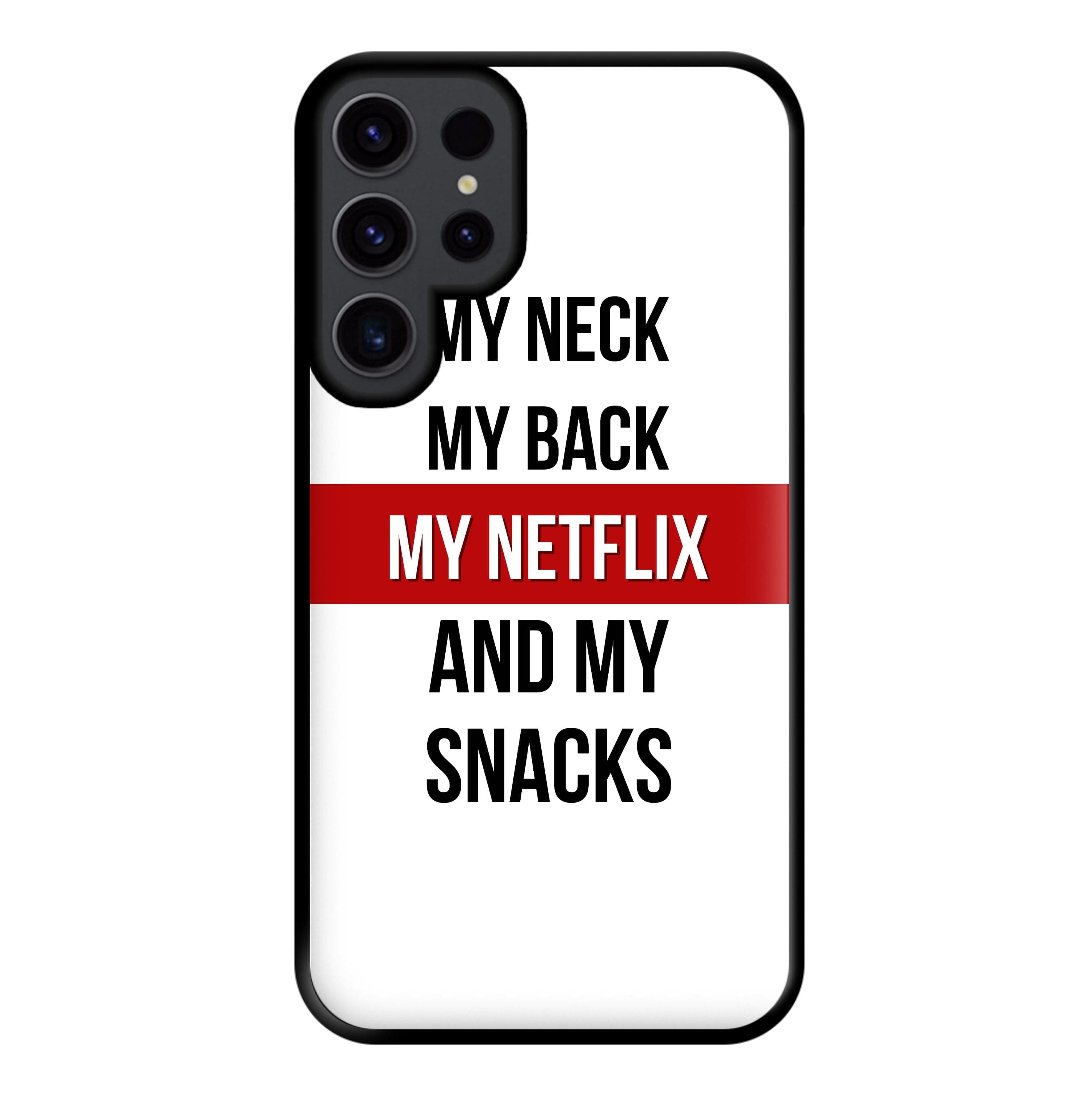 My Netflix & My Snacks Phone Case