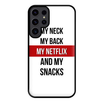 My Netflix & My Snacks Phone Case