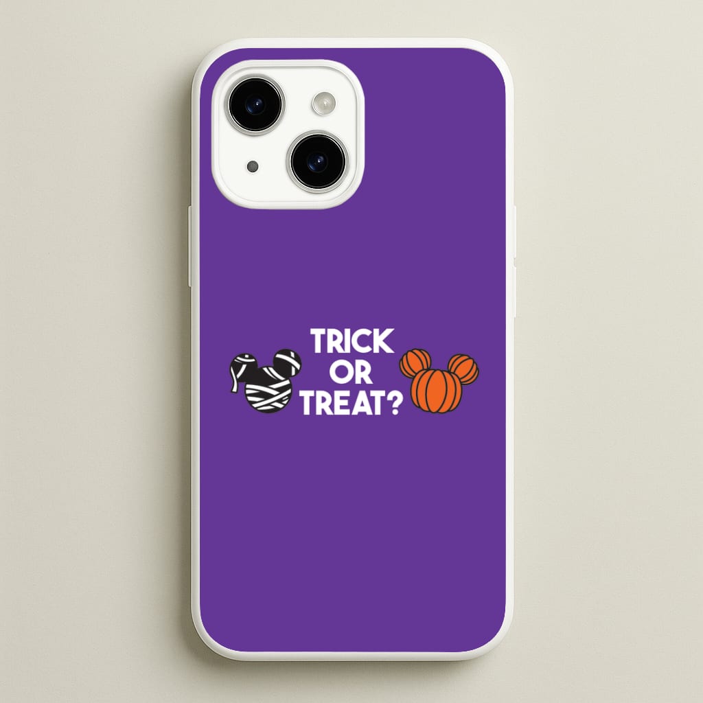 Trick Or Treat Mouse iPhone 15 Plus Case