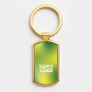 Taurus Vibes Gradient Zodiac Luxury Keyring 3