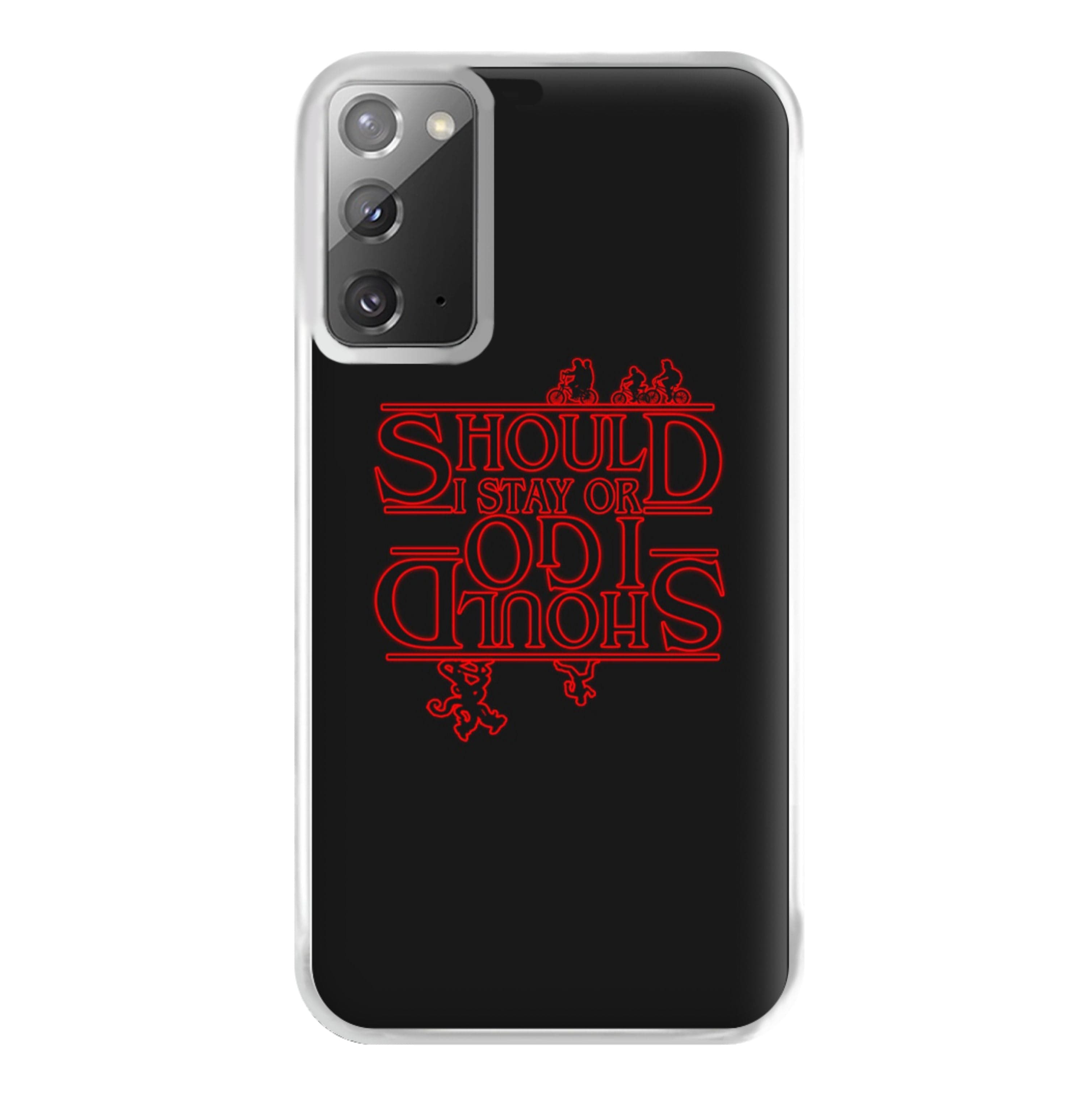 Should I Stay Or Should I Go Upside Down Phone Case