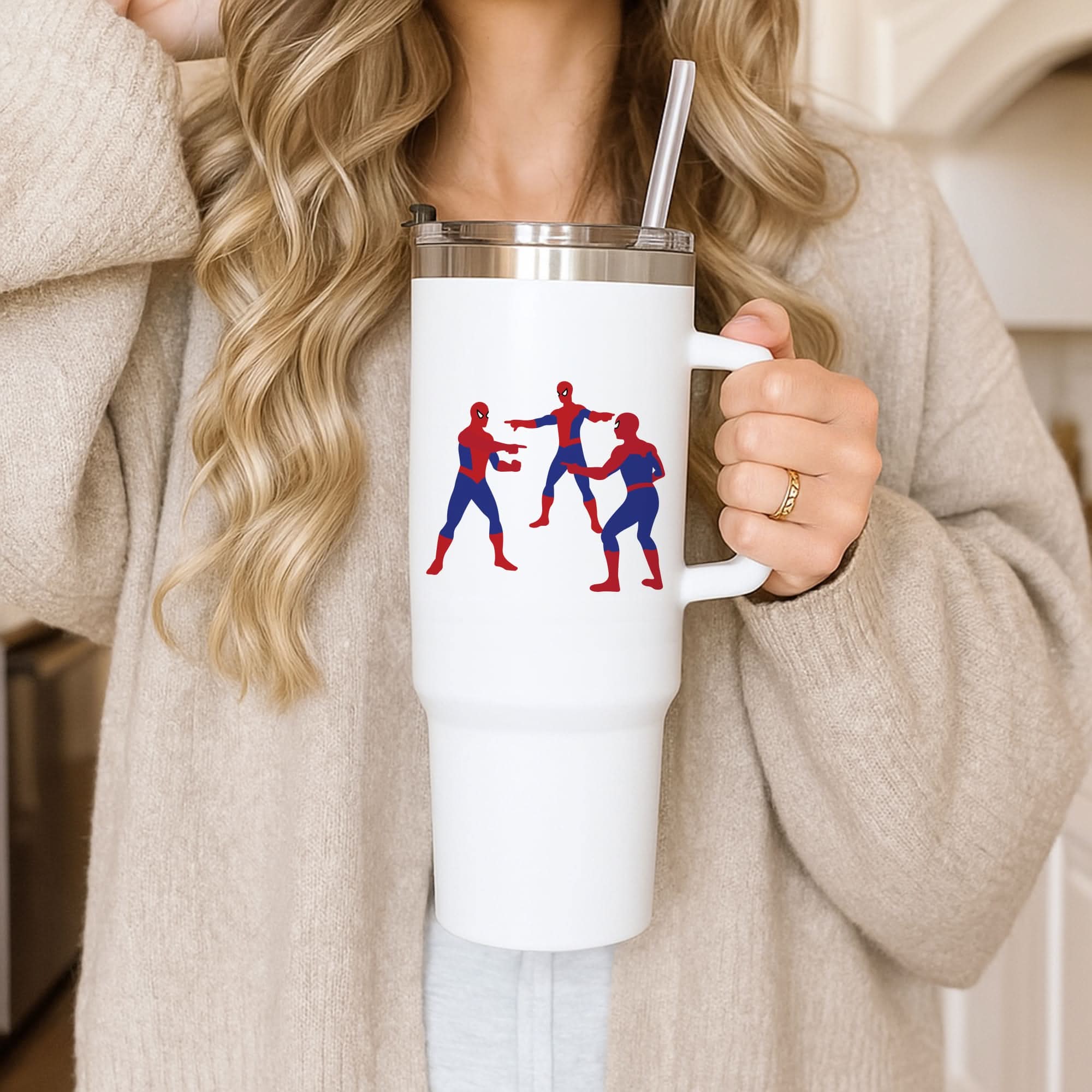 Spider Hero Pointing Meme Tumbler
