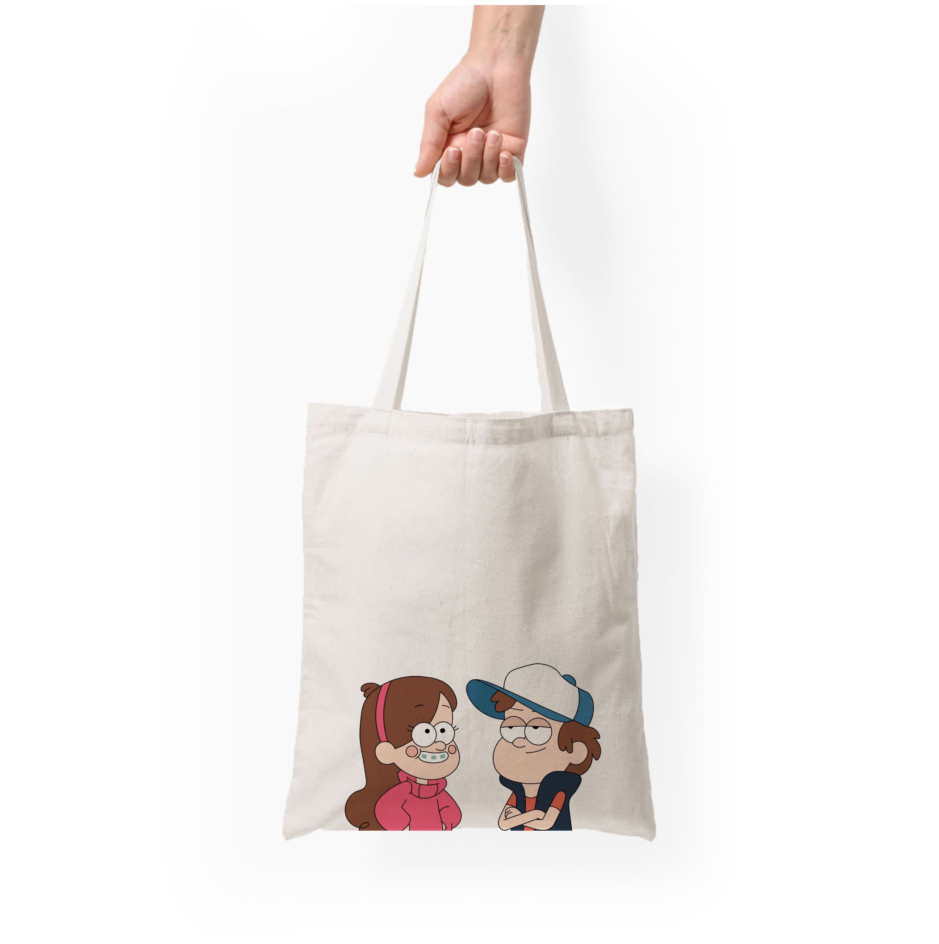 Mabel And Dipper Rainbow Tote Bag