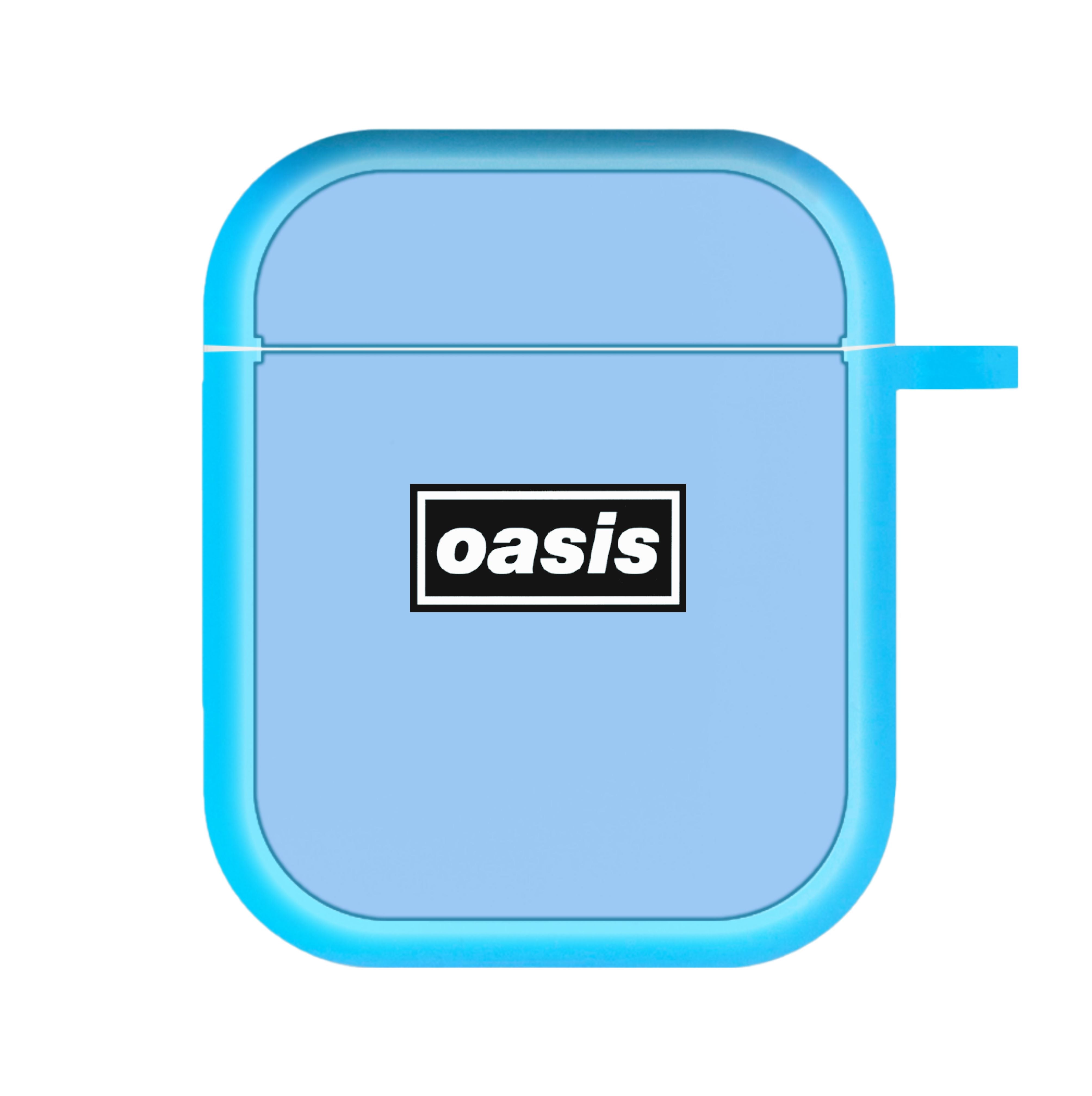 Band Name Blue AirPods Case