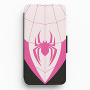 Pink And Black Spider Costume Flip / Wallet Phone Case 1