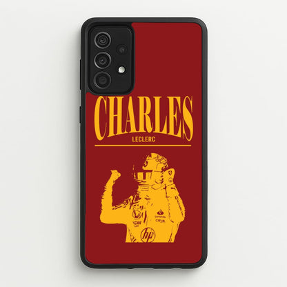 Charles Red And Gold Galaxy A52 / A52s Case
