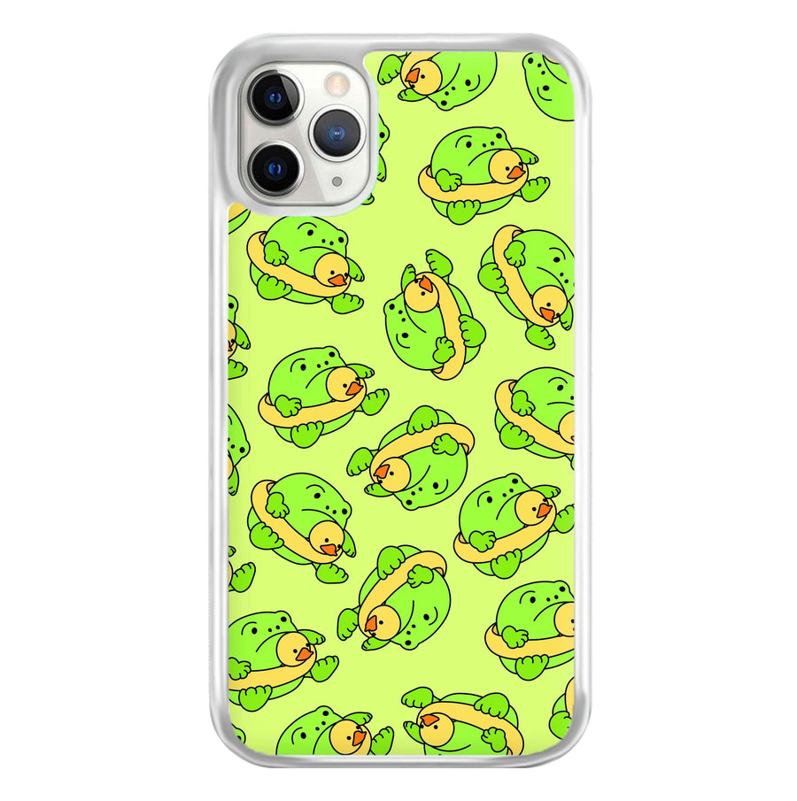 Frog Pattern - Plushy Phone Case