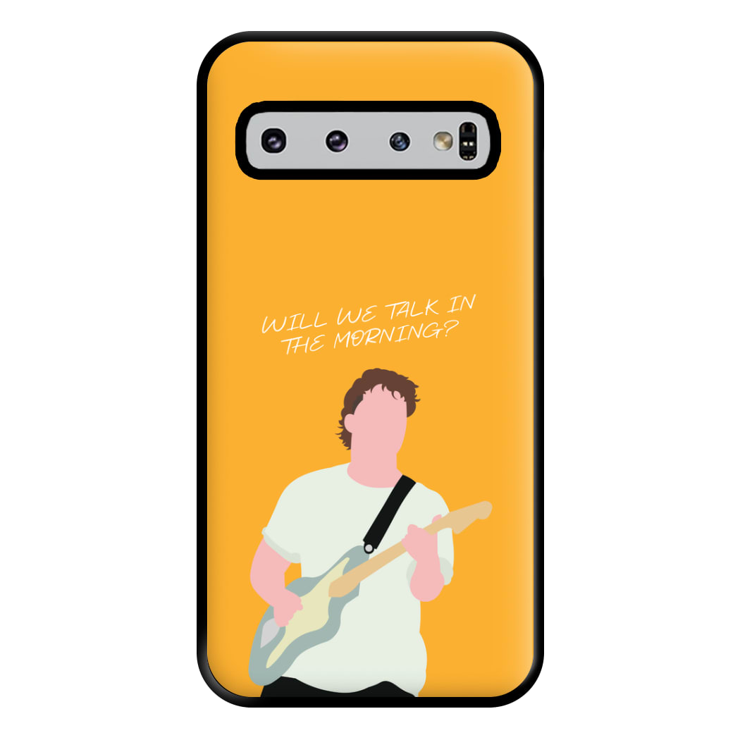 Will We Talk In The Morning Yellow Galaxy S10 Case