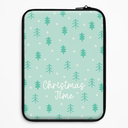 Cute Xmas Trees Pattern Universal Laptop Sleeve