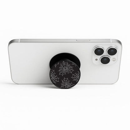 Spiderweb Hearts Pattern Phone Stand