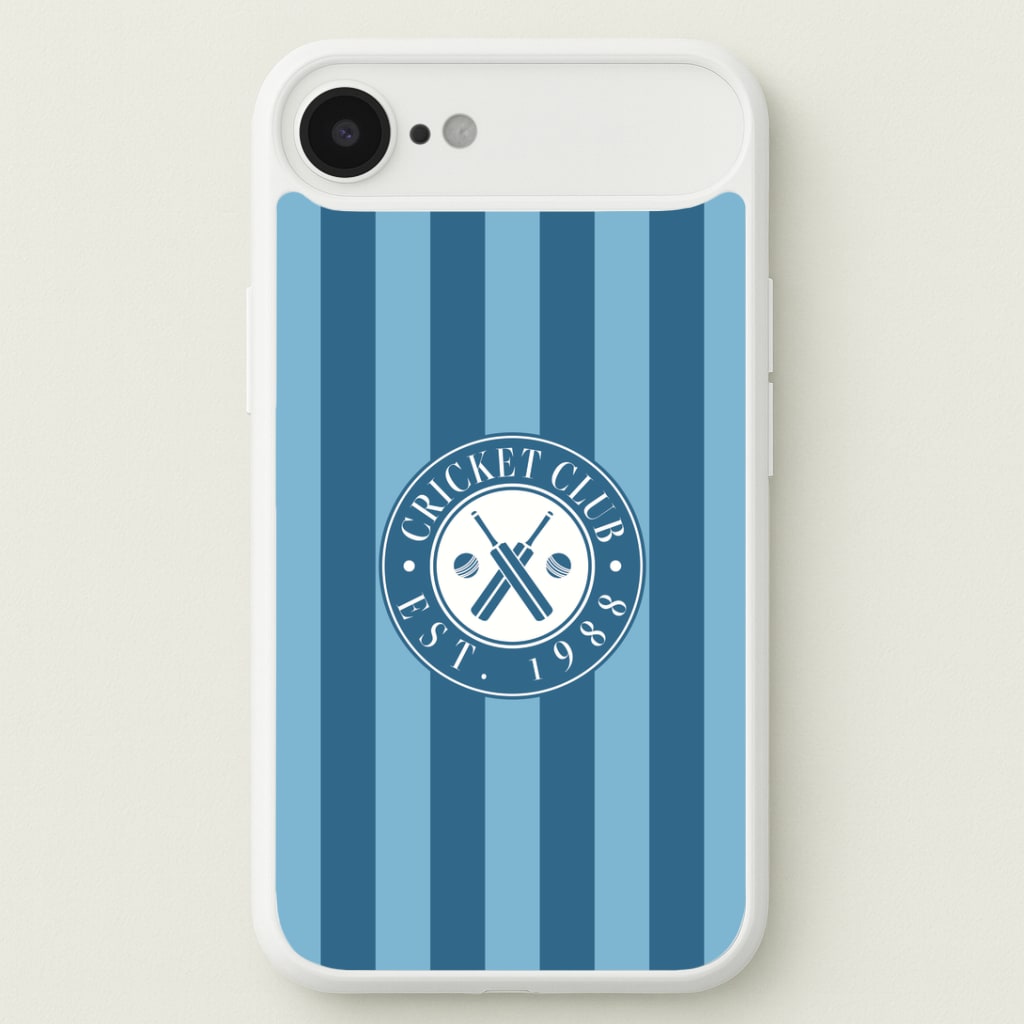 Stripey Cricket Badge iPhone 17 Air Case