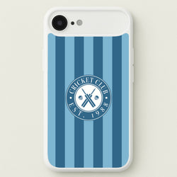 Stripey Cricket Badge iPhone 17 Air Case
