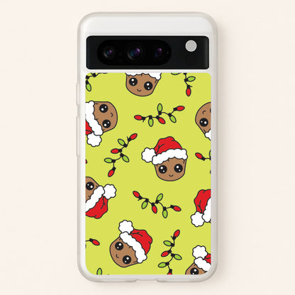Christmas Tree Hero Pattern Google Pixel 8 Pro Case