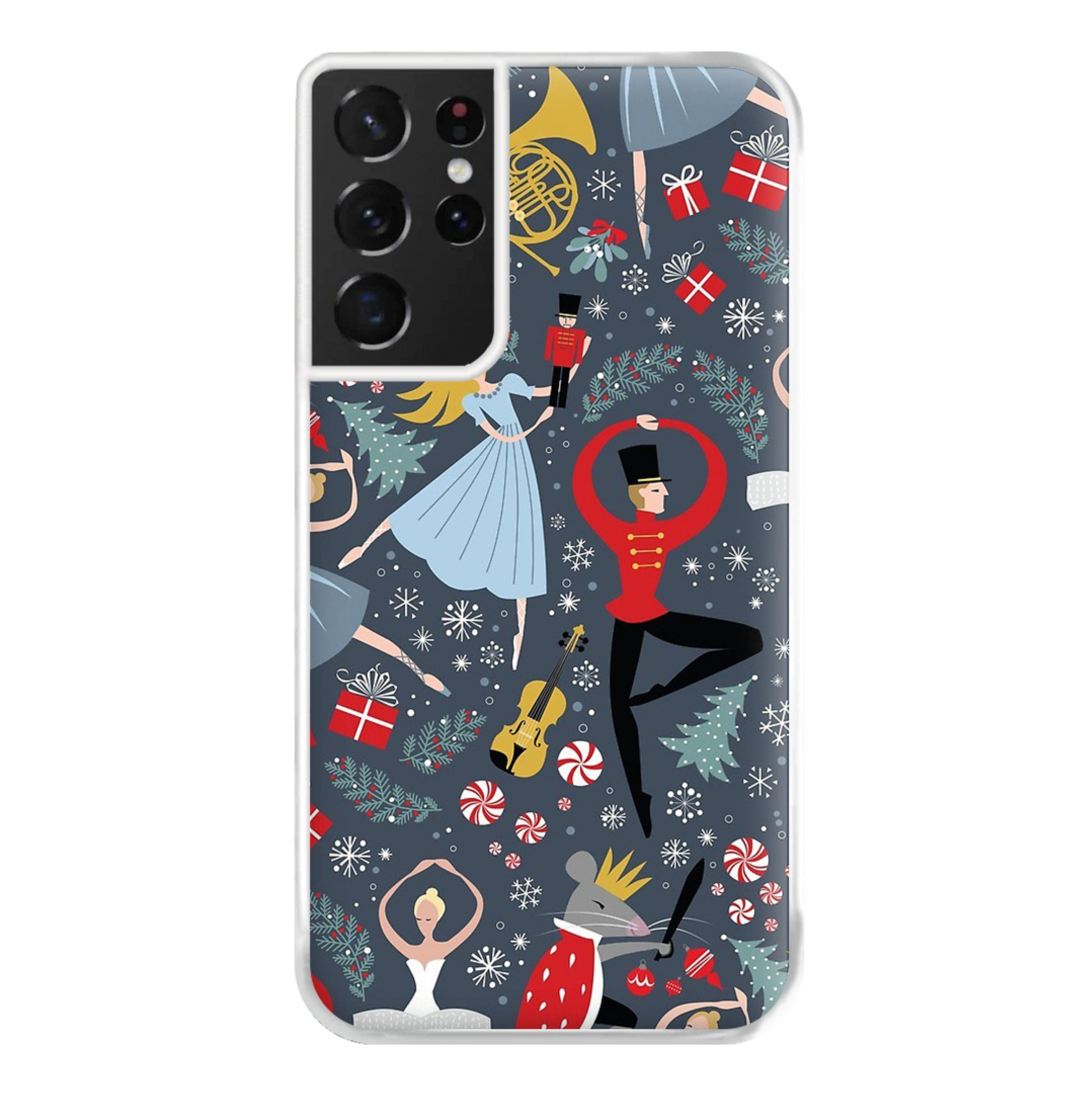 Nutcracker Ballet Pattern - Christmas Phone Case