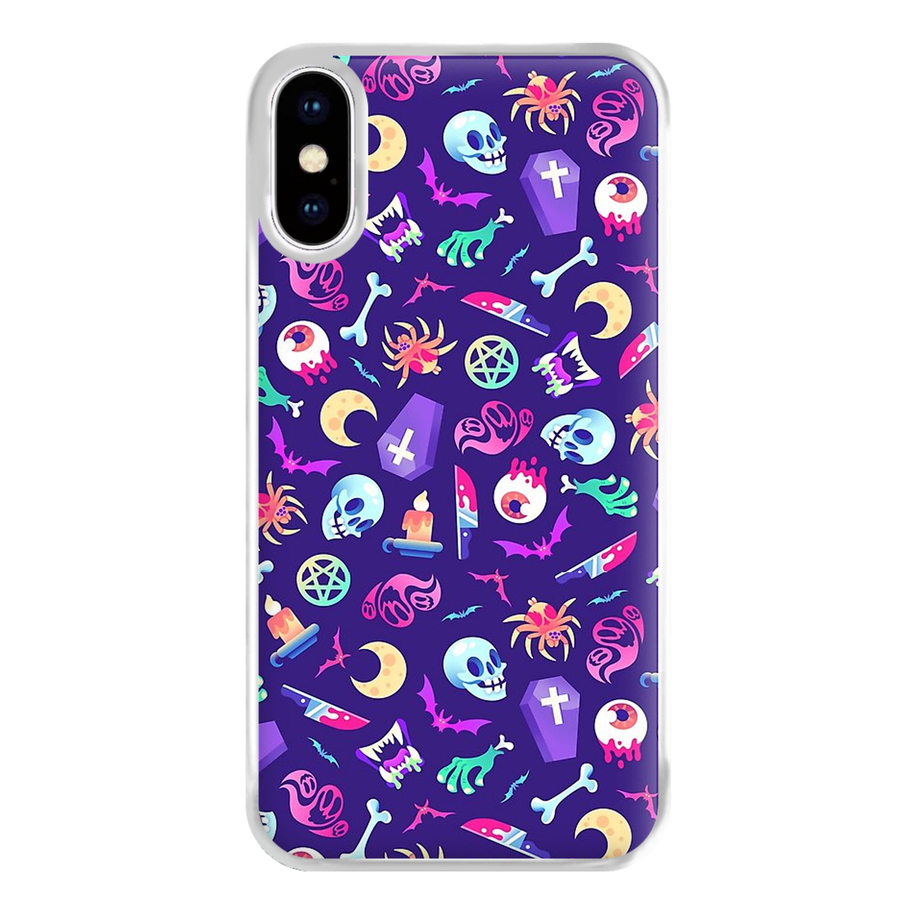 Horroriffic Halloween Pattern Phone Case