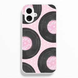 Thrifted Vinyl Polka Pattern iPhone 16 Case