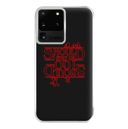 Should I Stay Or Should I Go Upside Down Phone Case