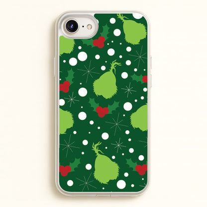 Green Creature Christmas Pattern iPhone 6 Plus / 7 Plus / 8 Plus Case