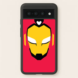 Metal Heart Hero Face Google Pixel 7 Pro Case