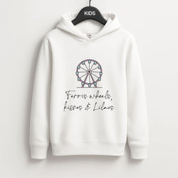 Ferris Wheels, Kisses & Lilacs Kids Hoodie