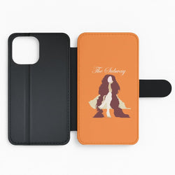 Subway Orange Flip Phone Case