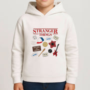 Stranger Things Cartoon Icons Kids Hoodie 4
