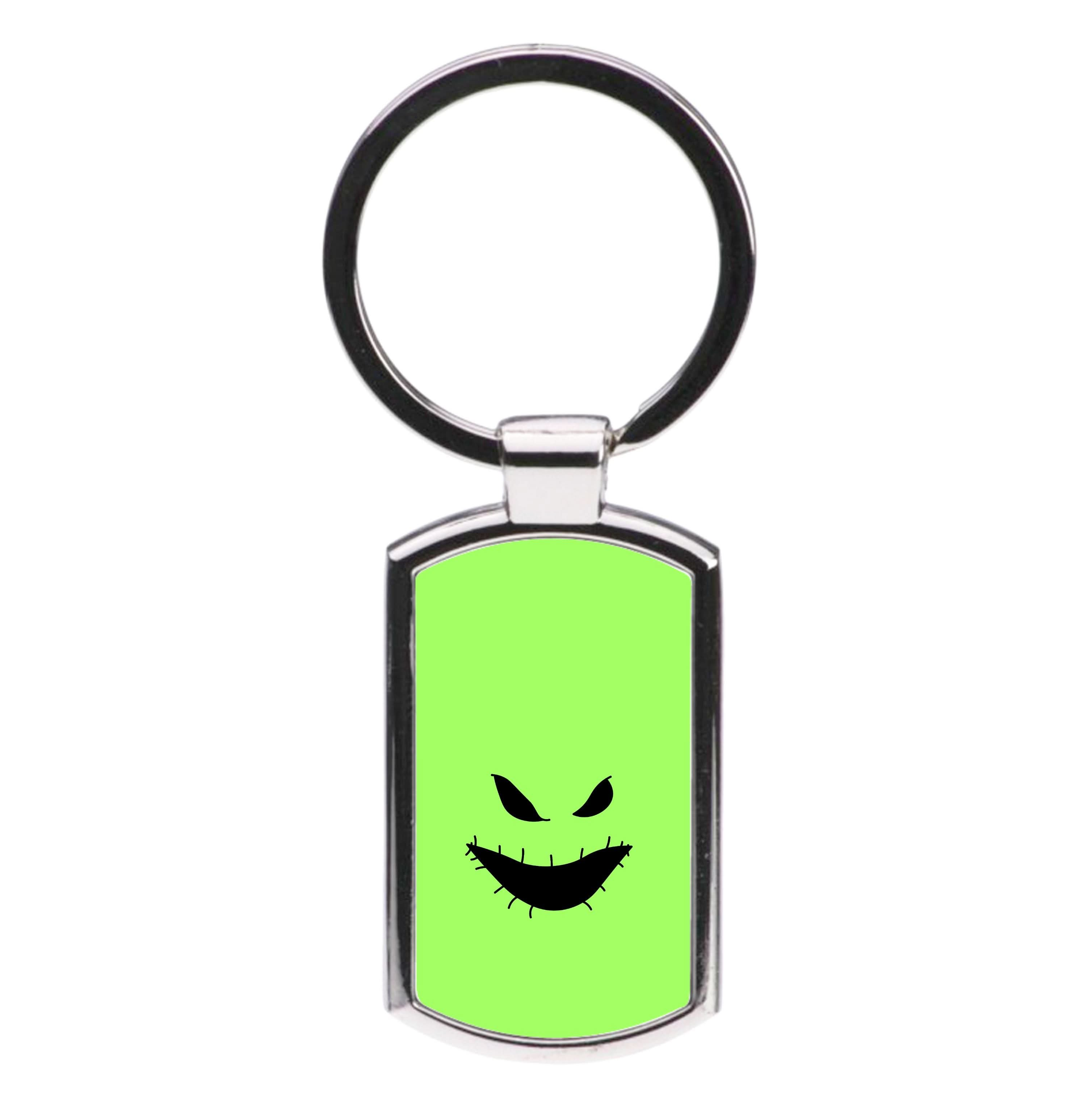 Green Face Luxury Keyring