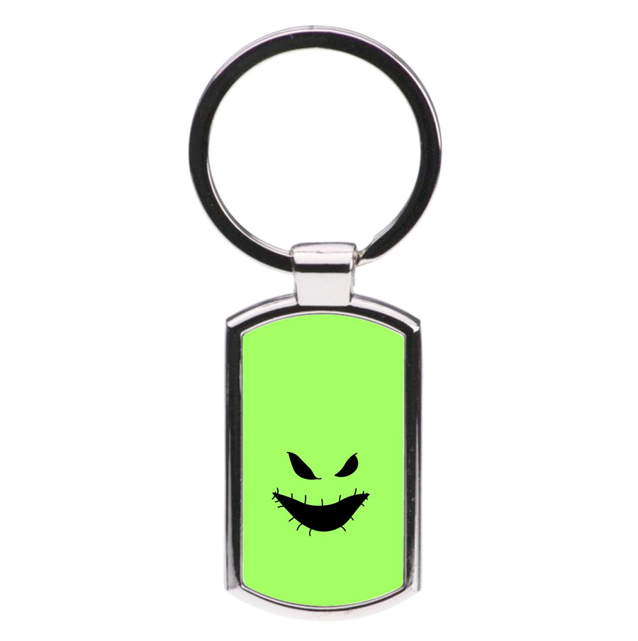 Green Face Luxury Keyring